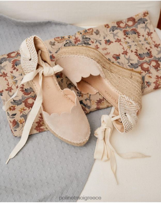 Polin et moi μπεζ/κρεμ εσπαντρίγιες ondas tula είδη υπόδησης 8DX0F504