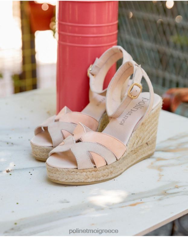 Polin et moi ροδάκινο λωρίδες σανδαλιών harley είδη υπόδησης 8DX0F506