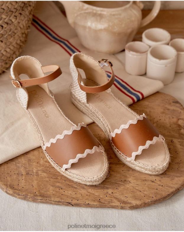 Polin et moi δέρμα σανδάλι ondas anika είδη υπόδησης 8DX0F455