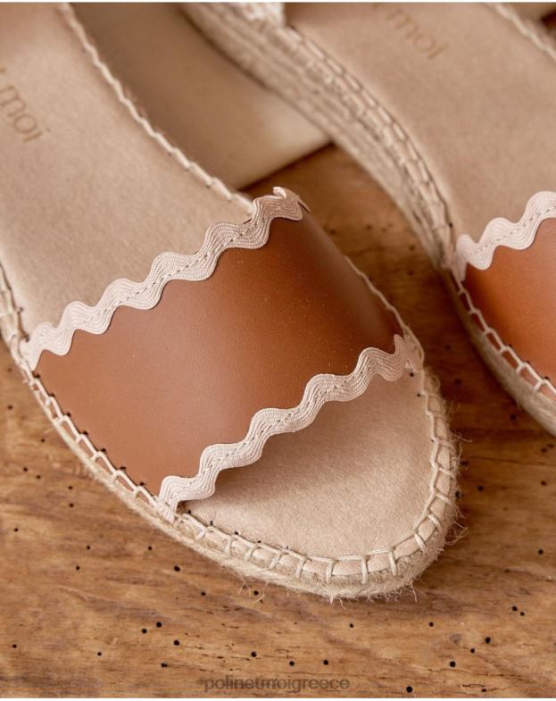 Polin et moi δέρμα σανδάλι ondas anika είδη υπόδησης 8DX0F455