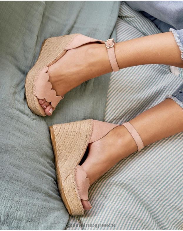 Polin et moi τριαντάφυλλο σανδάλι ondas azahara είδη υπόδησης 8DX0F443