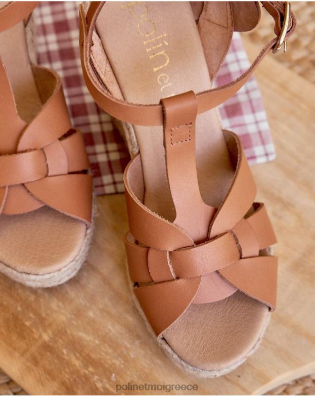 Polin et moi δέρμα zhanna σταυρό σανδάλι είδη υπόδησης 8DX0F411